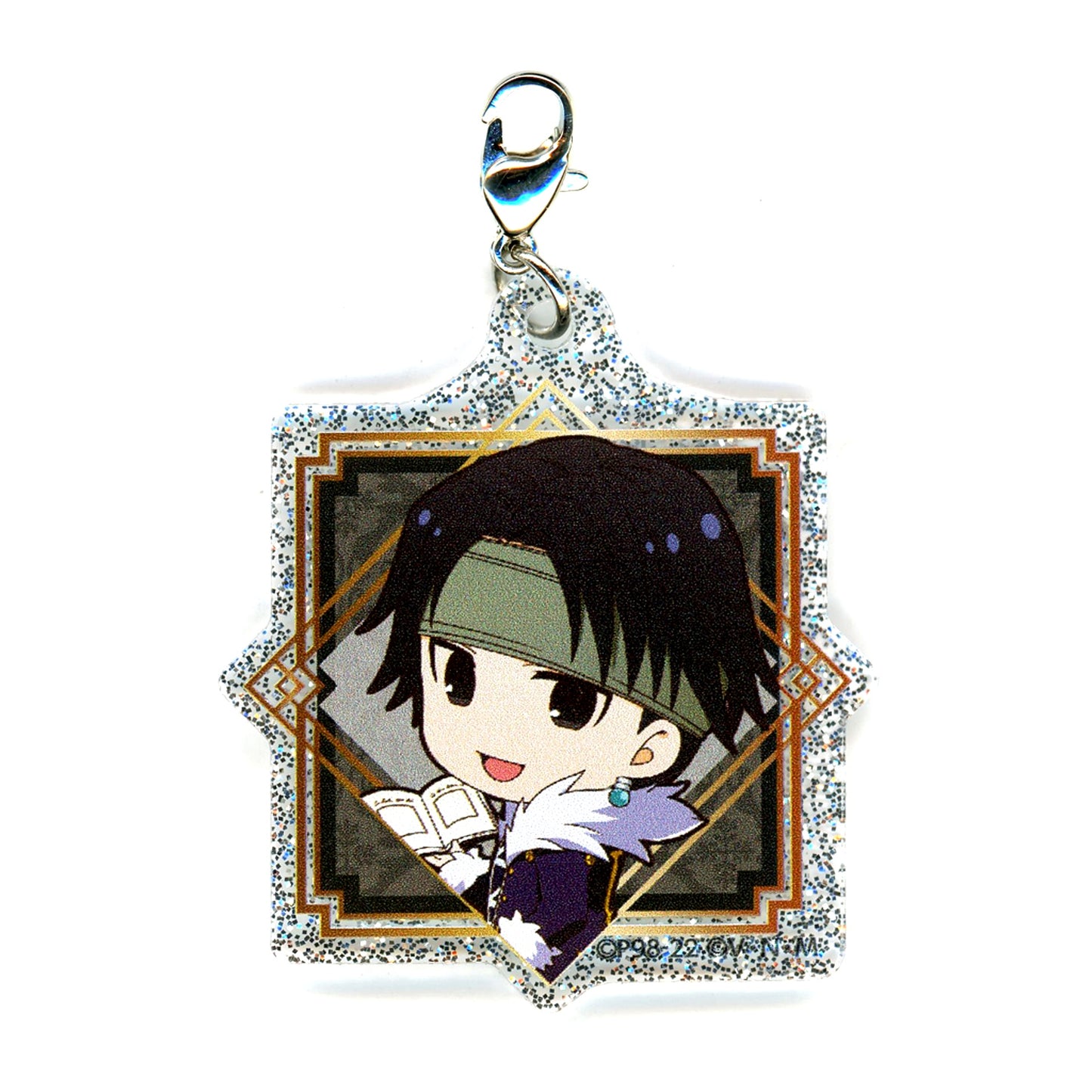 Chrollo Lucilfer HUNTER x HUNTER x animatecafe Phantom Troupe Part 3 Acrylic Charm Canned Cookies Bundle [USED]