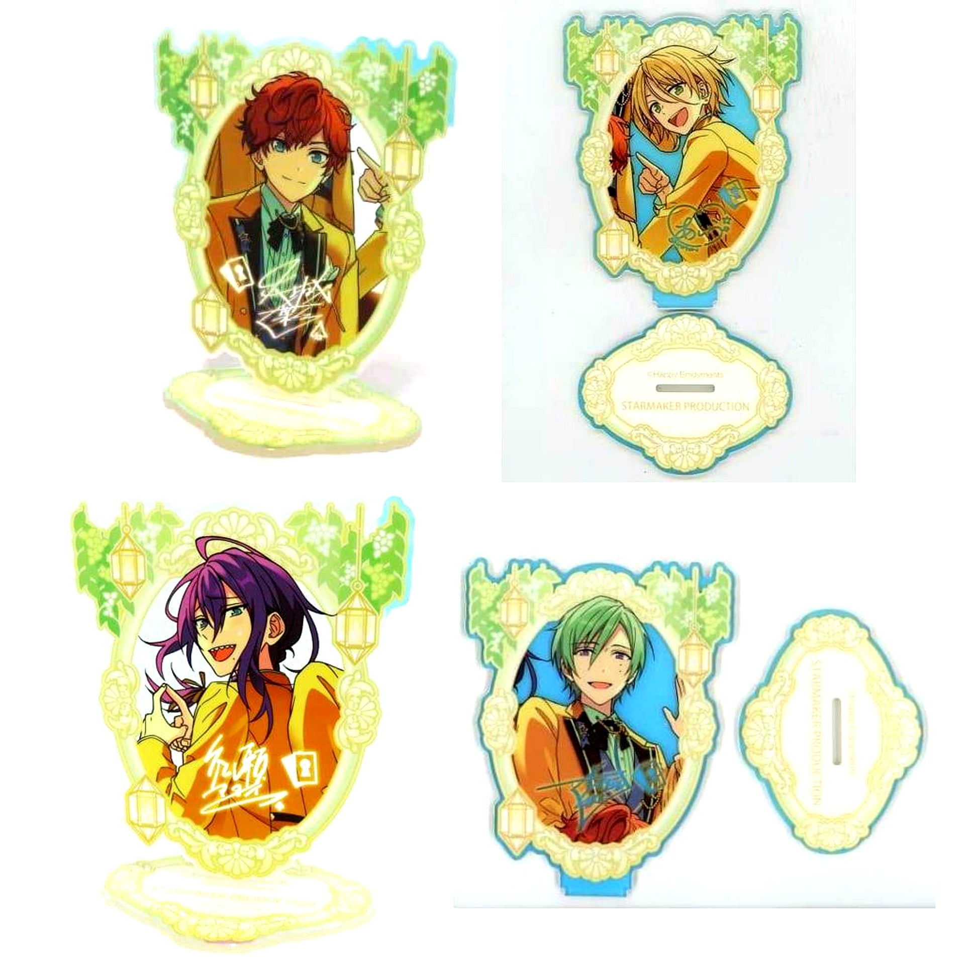 Ensemble Stars!! Set of 4 Types 5th Anniversary Bonds Series Acrylic Stand ALKALOID China Exclusive [USED]