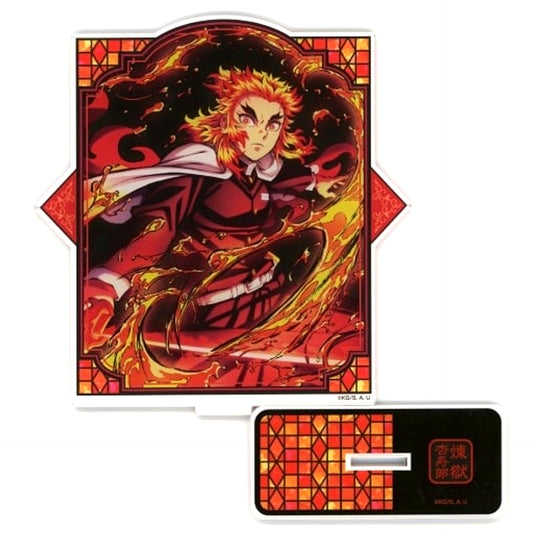 Kyojuro Rengoku Demon Slayer Zen Shuchu Exhibition Acrylic Mascot [USED]
