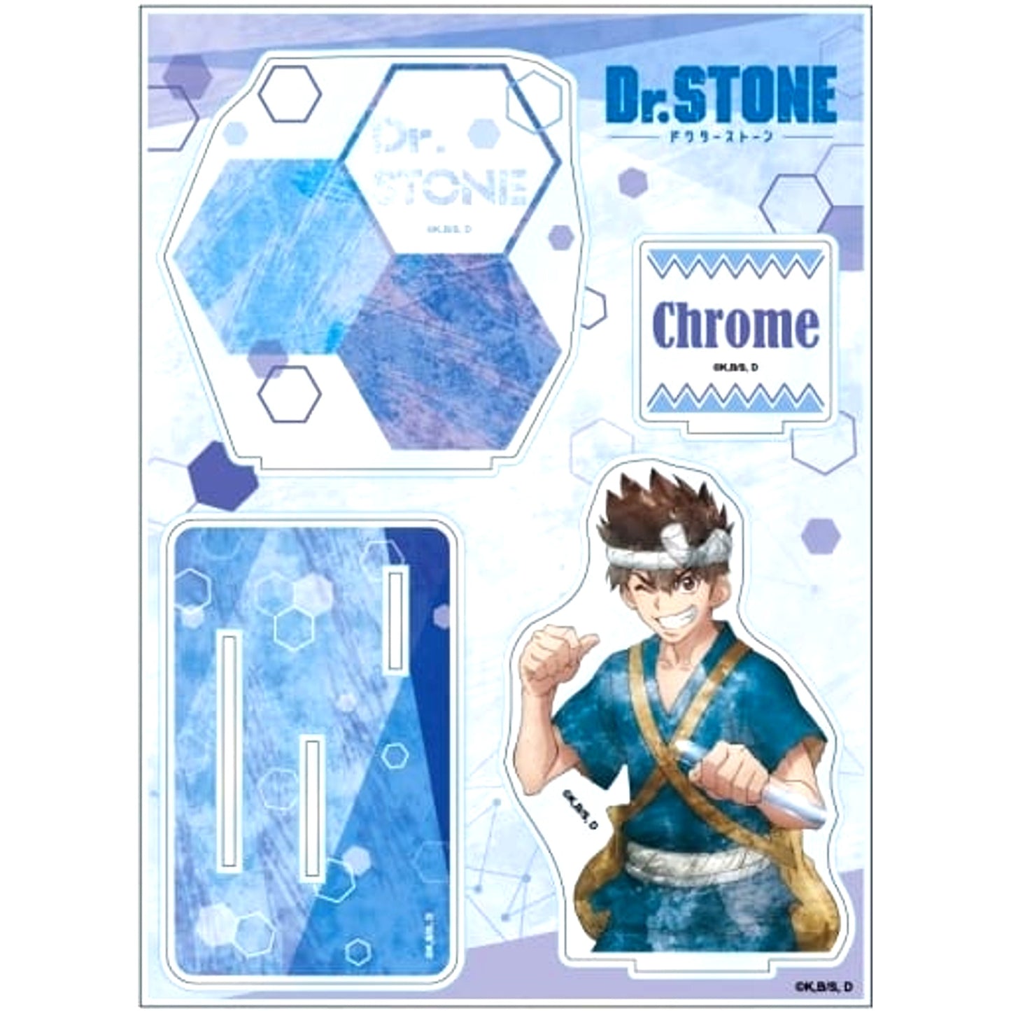Chrome Dr. STONE Grunge Art Acrylic Diorama [USED]