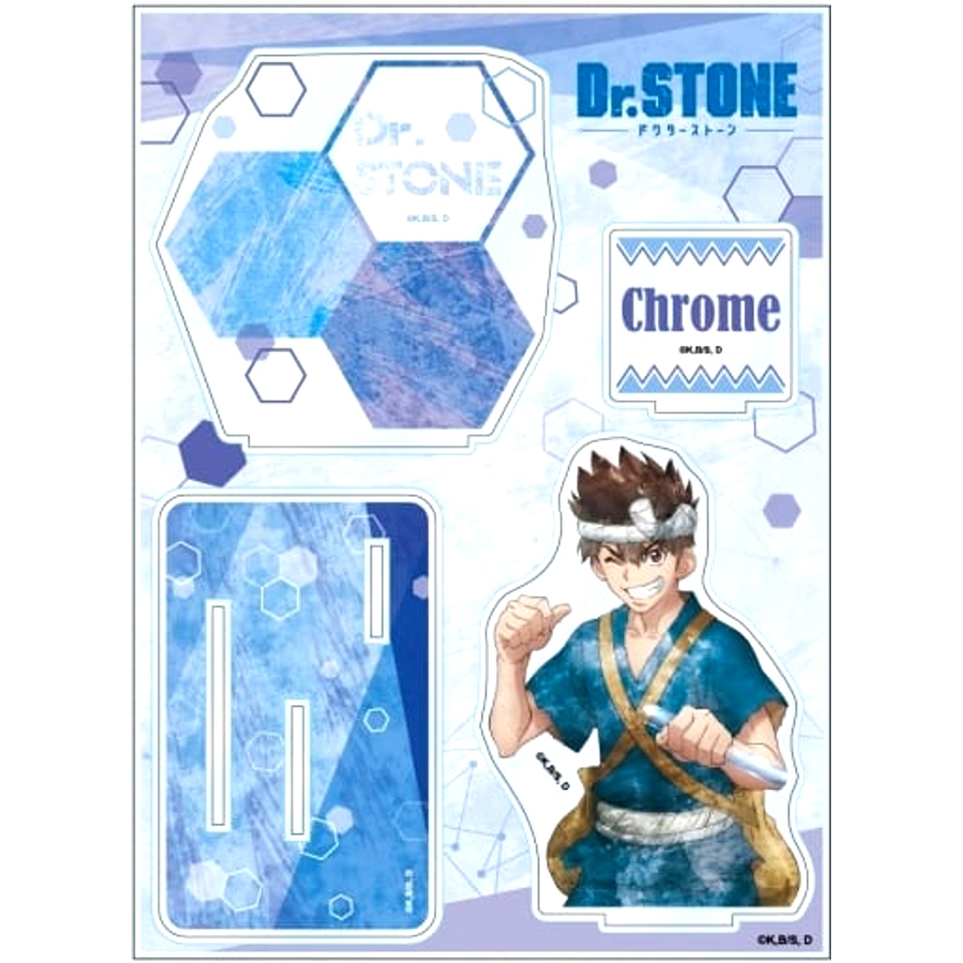 Chrome Dr. STONE Grunge Art Acrylic Diorama [USED]