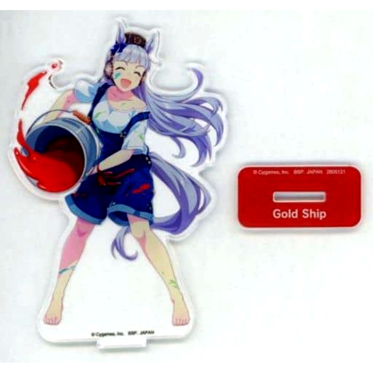 Gold Ship Umamusume Pretty Derby Stand Included Big Acrylic Plate Painter Style Namco Limited [USED]