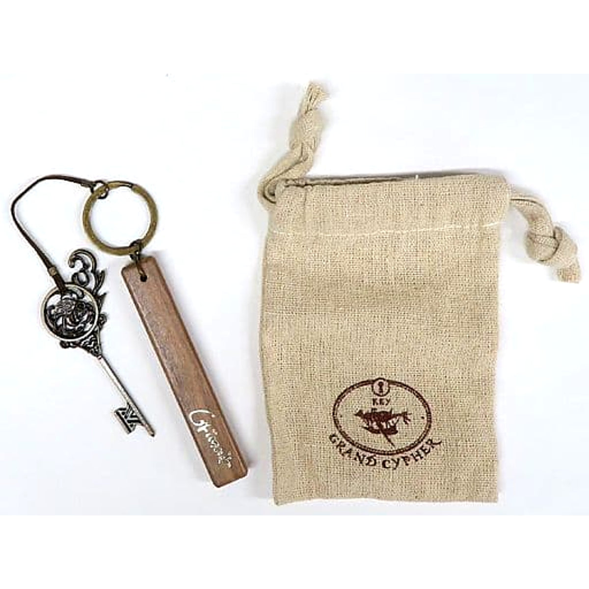 Granblue Fantasy Grimnir Room Keychain With Drawstring Bag Granblue Fantasy Extra Festival 2022 Limited Keychains [USED]