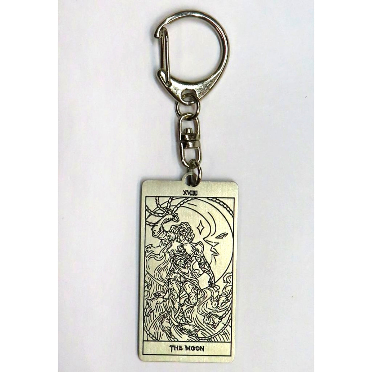 The Moon Arcarum Tarot Card Metal Keychain Granblue Fantasy Granblue EXTRA Fes 2022 [USED]