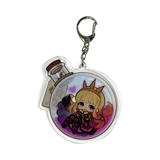 Granblue Fantasy Cagliostro Reversible Acrylic Keychain Granblue Fantasy Extra Festival 2022 Limited Keychains [USED]