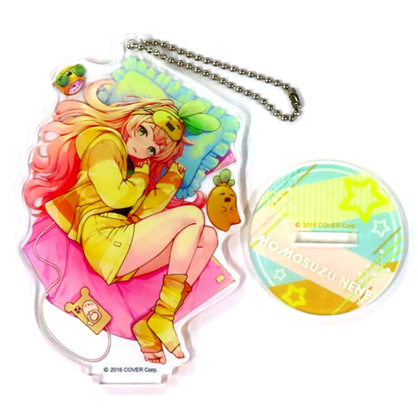 Momosuzu Nene Hololive x Cap Tore Acrylic Stand Keychain Costume 2 Ichigo Kagawa Illustration [USED]