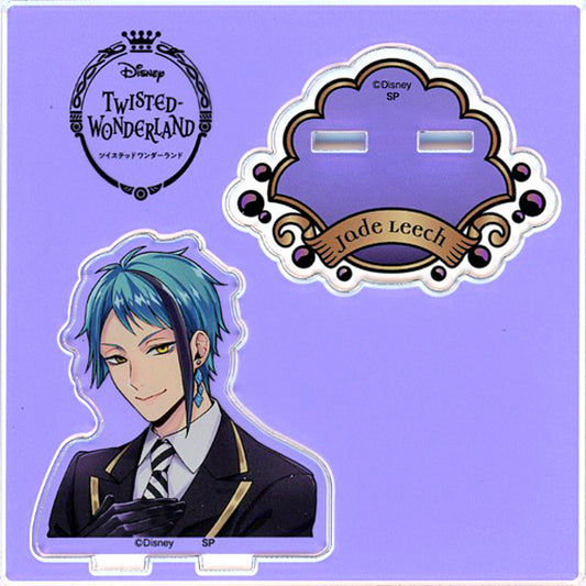 Jade Leech Disney Twisted Wonderland LINE Official Stamp Art Fair LN Art 2 Acrylic Stand [USED]