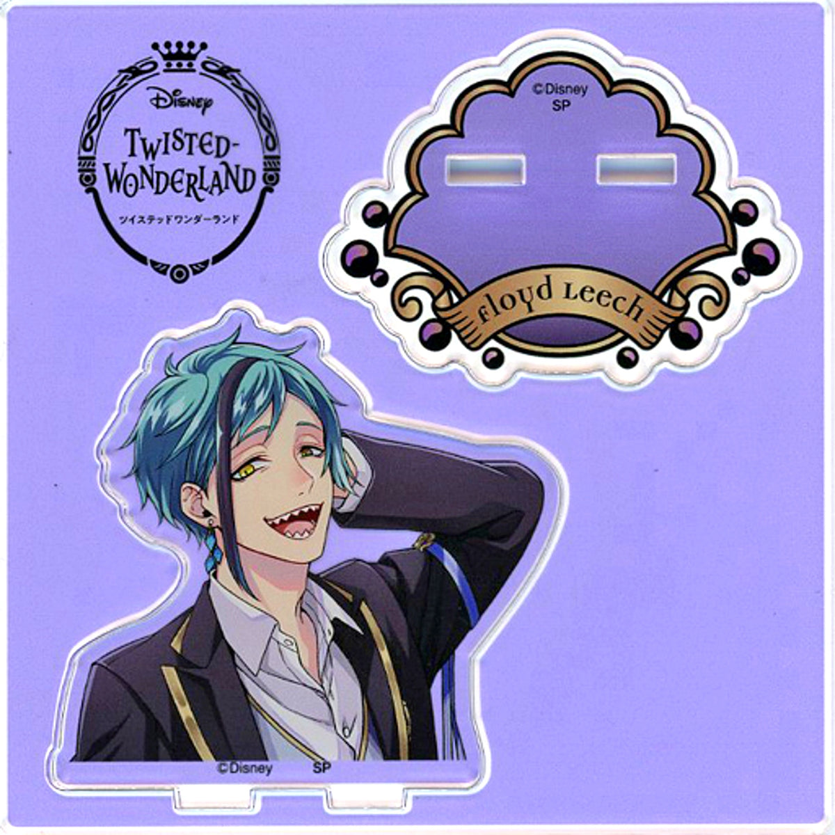 Floyd Leech Disney Twisted Wonderland LINE Official Stamp Art Fair LN Art 2 Acrylic Stand [USED]