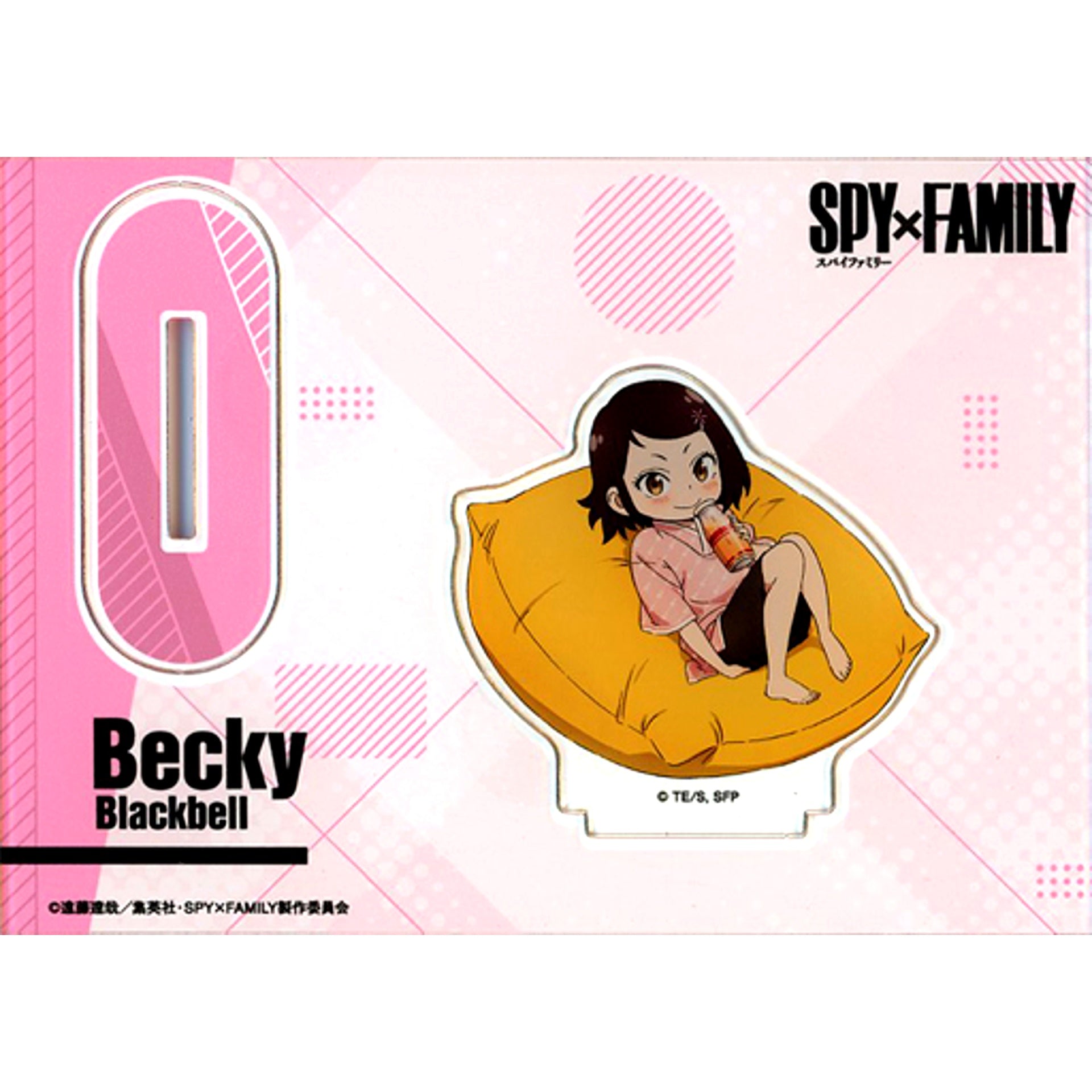 Becky Blackbell Spy x Family x Gokurakuyu Raku Spa Holiday Extra Mission Show Off Your Close Family in the Bath Acrylic Stand [USED]