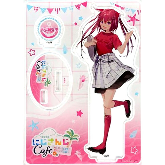 Amagase Muyu Ranunculus Virtual YouTuber Nijisanji Life-size Acrylic Stand 2022 NIJISANJI CAFE in SWEETS PARADISE Vol. 5 [USED]