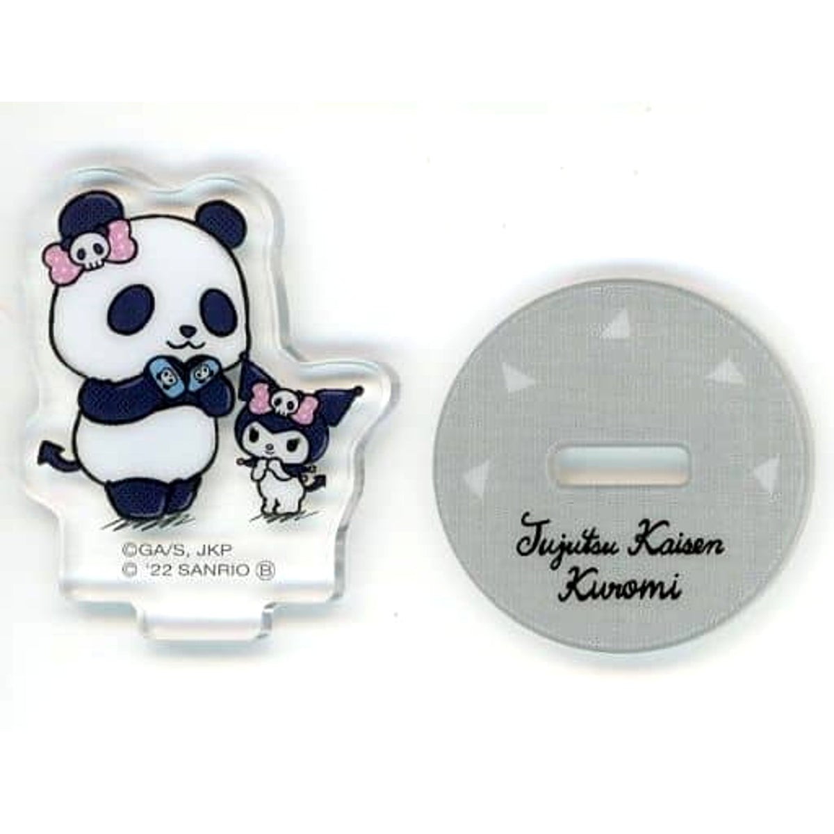 Jujutsu Kaisen x Sanrio Characters Panda & Kuromi Blind Acrylic Stand Acrylic Stands [USED]