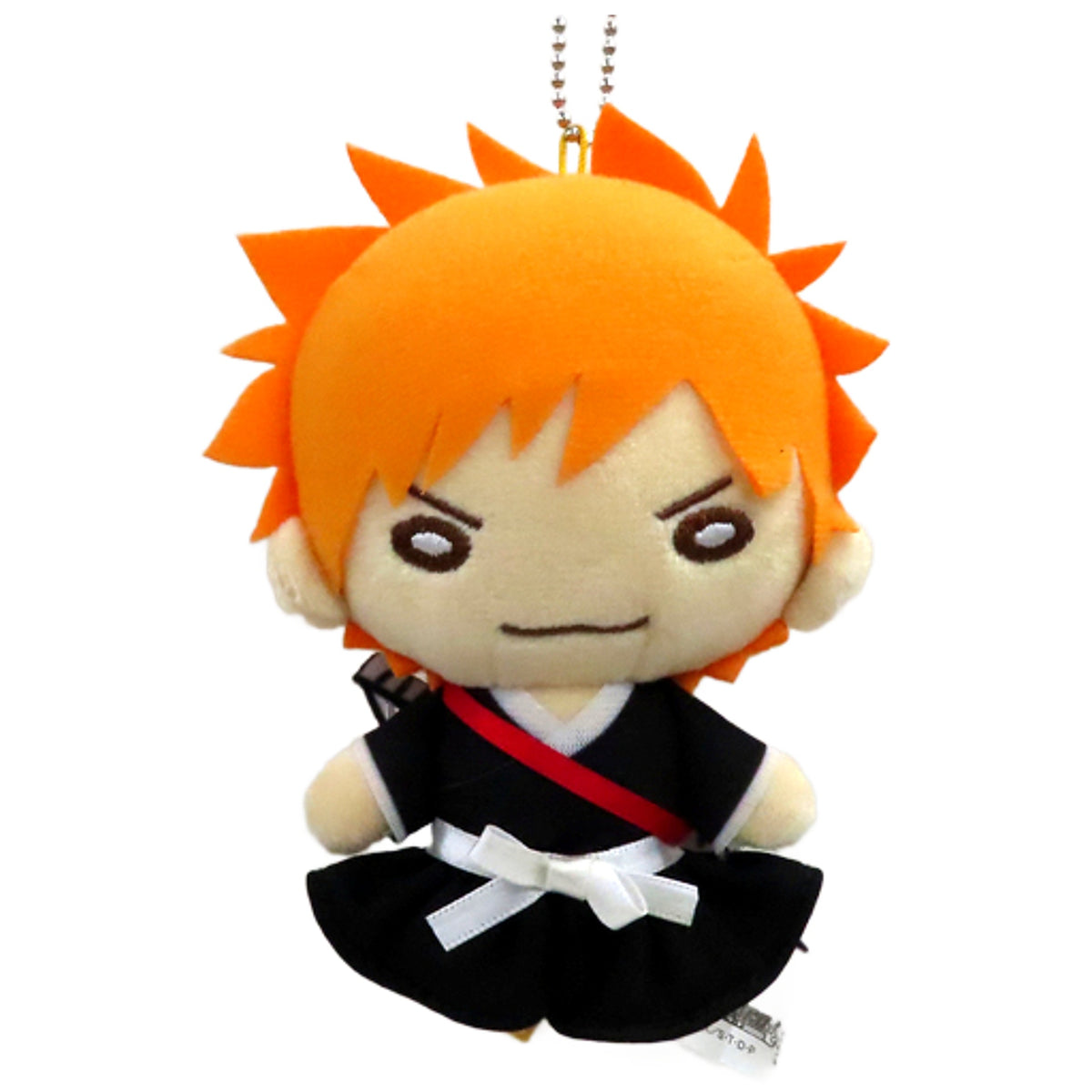 Bleach Ichigo Kurosaki Nitotan Plush Toy with Ball Chain Jump Shop Limited Keychains [USED]