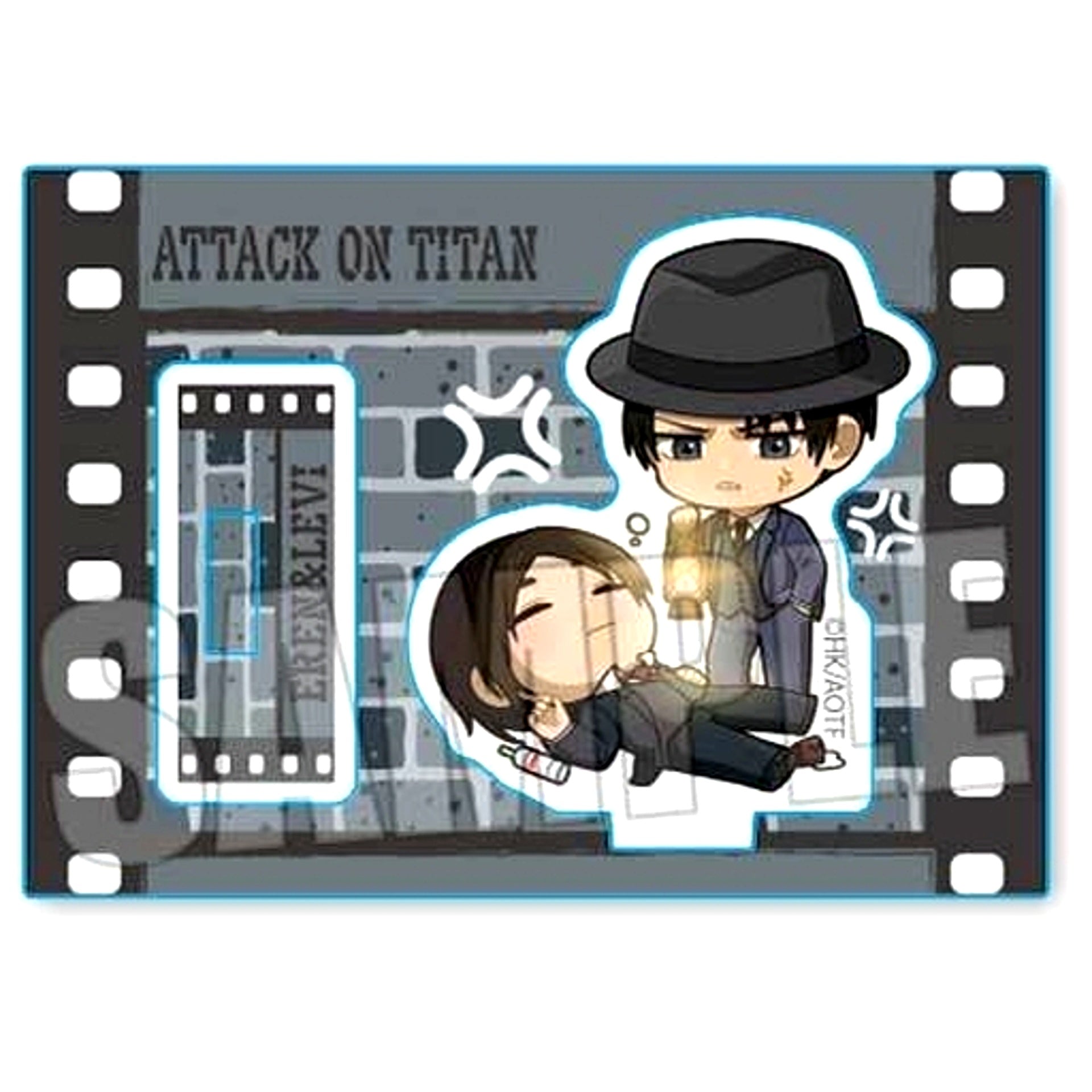 Eren and Levi Puchimemo! Mini Stand Attack on Titan [USED]
