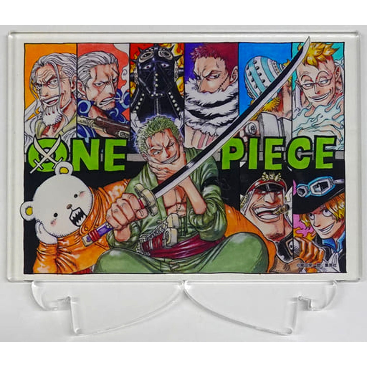 One Piece Roronoa Zoro & Others Vice-Captain Acrylic Art Board Weekly Shonen Jump Digital Ver. Subscribers Limited Service For All Applicants Acrylic Item [USED]