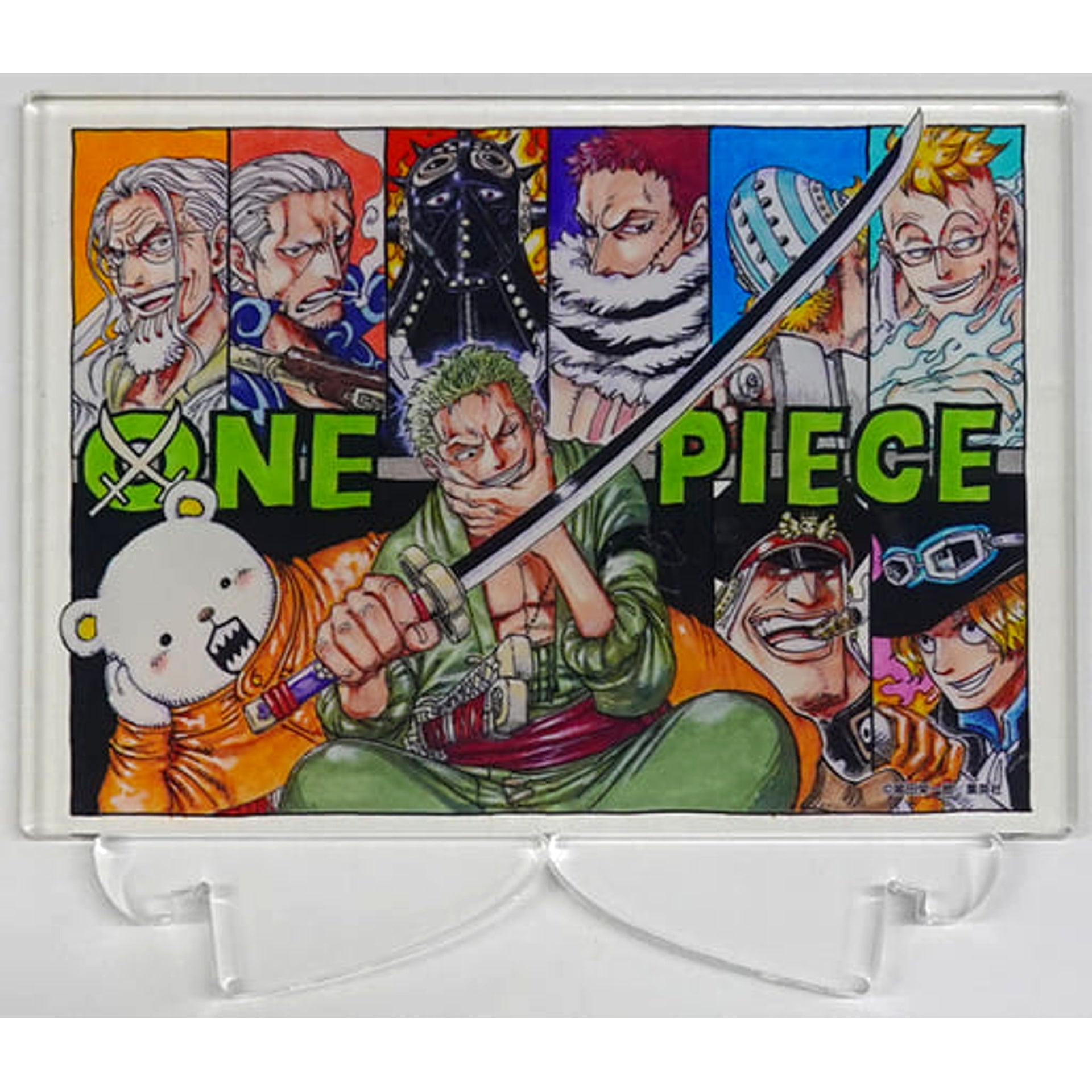 One Piece Roronoa Zoro & Others Vice-Captain Acrylic Art Board Weekly Shonen Jump Digital Ver. Subscribers Limited Service For All Applicants Acrylic Item [USED]