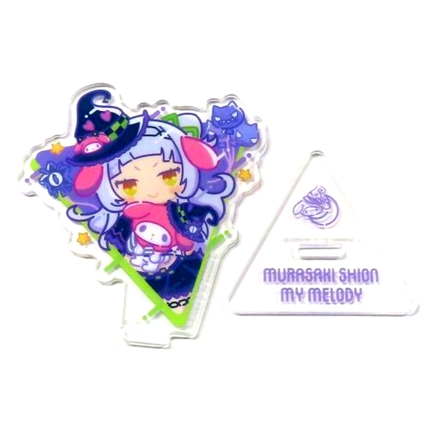 Murasaki Shion & My Melody Triangle Acrylic Stand Virtual YouTuber hololive x Sanrio Characters [USED]