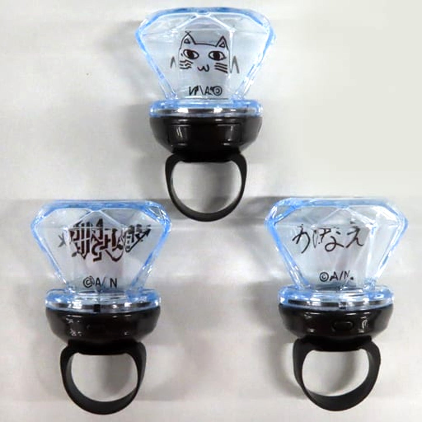 VTuber Nijisanji Kanae Set of 3 Ring Light Set Kuzuha & Kanae & ROF-MAO Three-Man Live Aim Higher Exclusive [USED]