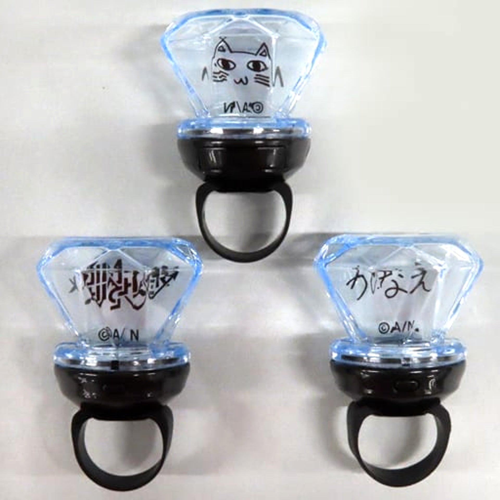 VTuber Nijisanji Kanae Set of 3 Ring Light Set Kuzuha & Kanae & ROF-MAO Three-Man Live Aim Higher Exclusive [USED]