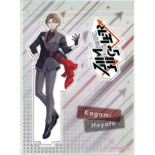 Kagami Hayato Acrylic Stand with AR Function Virtual YouTuber Nijisanji Kuzuha & Kanae & ROF-MAO Three-Man LIVE Aim Higher [USED]