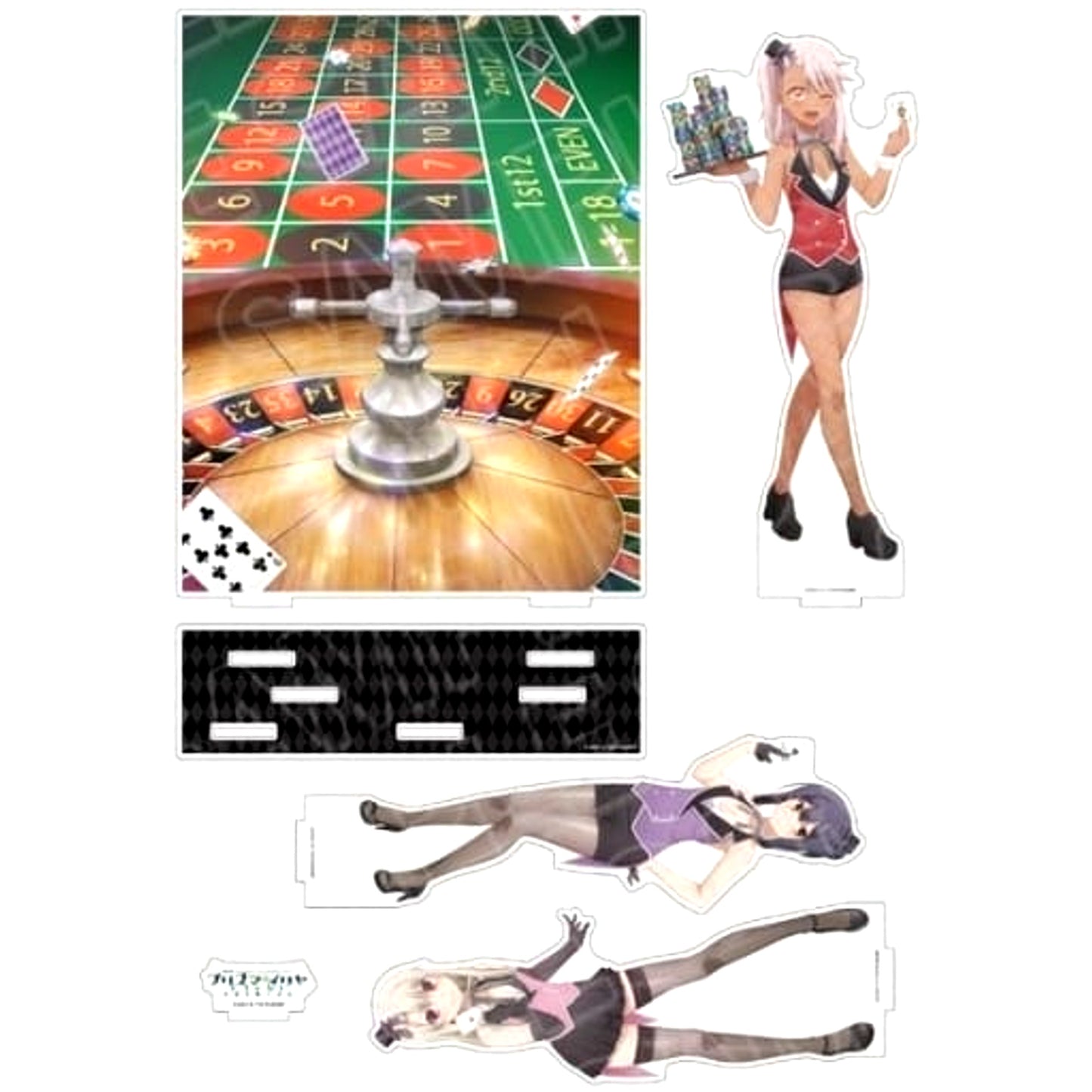 Group Fate/kaleid liner Prisma Illya: Licht - The Nameless Girl Acrylic Diorama Casino Ver. [USED]
