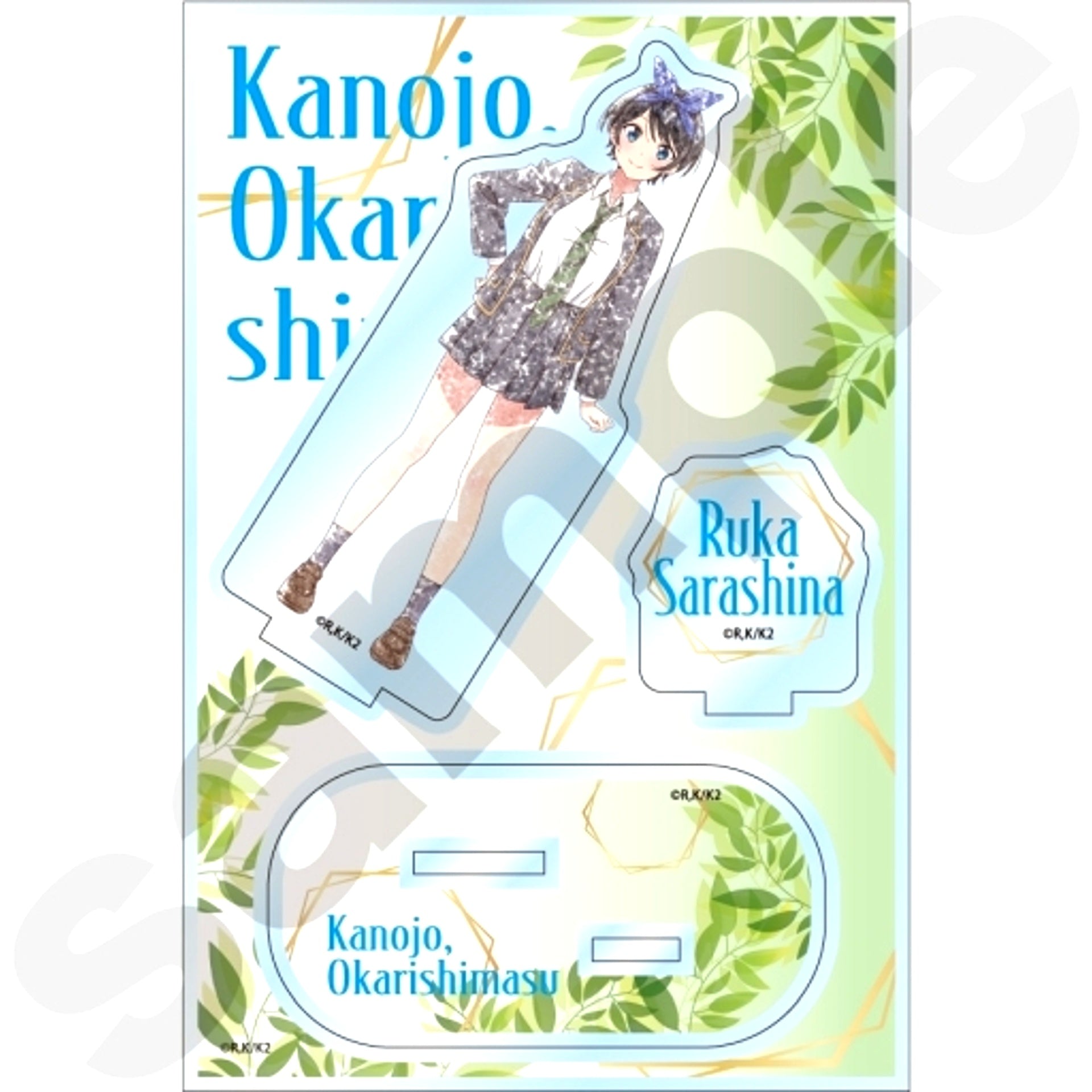 Ruka Sarashina Komorebi Art Acrylic Stand Jr. Rent-a-Girlfriend [USED]