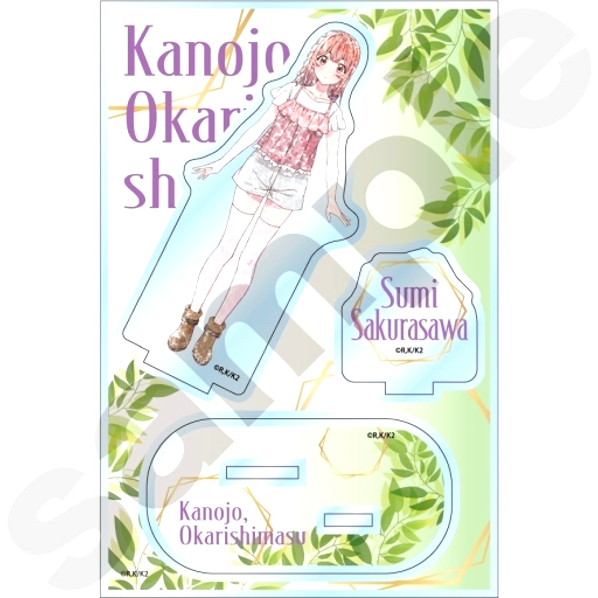 Sumi Sakurasawa Komorebi Art Acrylic Stand Jr. Rent-a-Girlfriend [USED]
