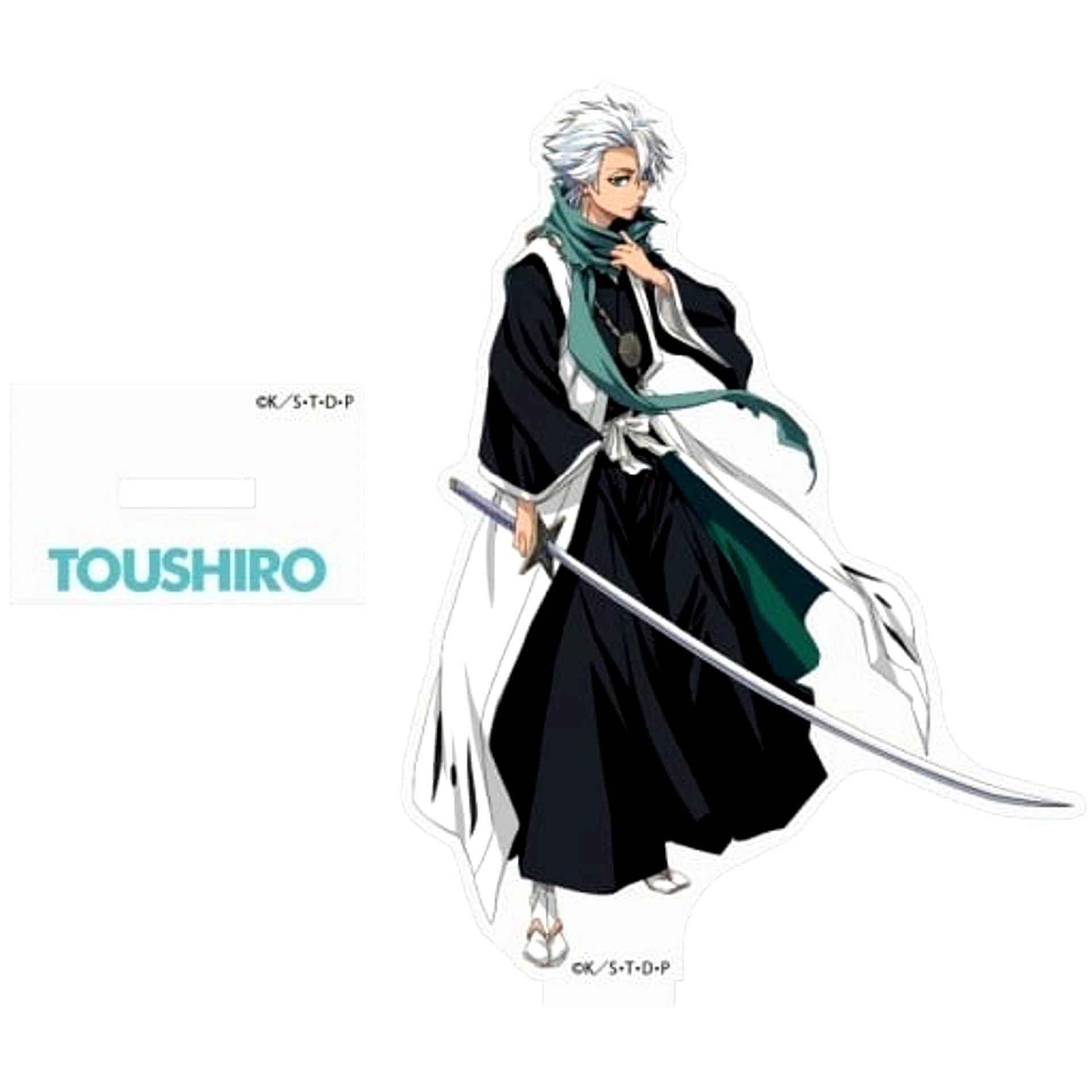 Toshiro Hitsugaya BLEACH Newly Drawn Acrylic Stand [USED]