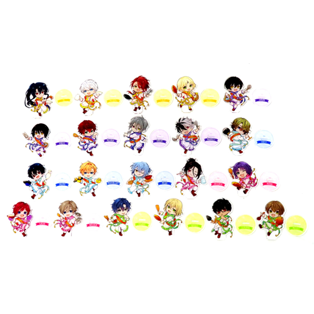 Set of 21 Promise of Wizard x cookpadLive cafe Mahoyaku Festival Acrylic Stand [USED]