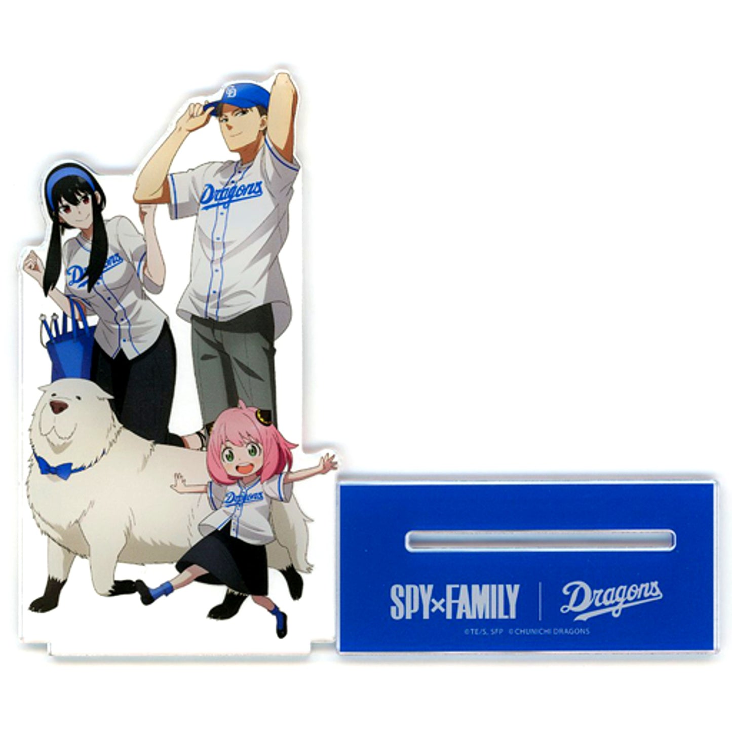 Forger Family SPY x FAMILY x Chunichi Dragons Acrylic Stand [USED]