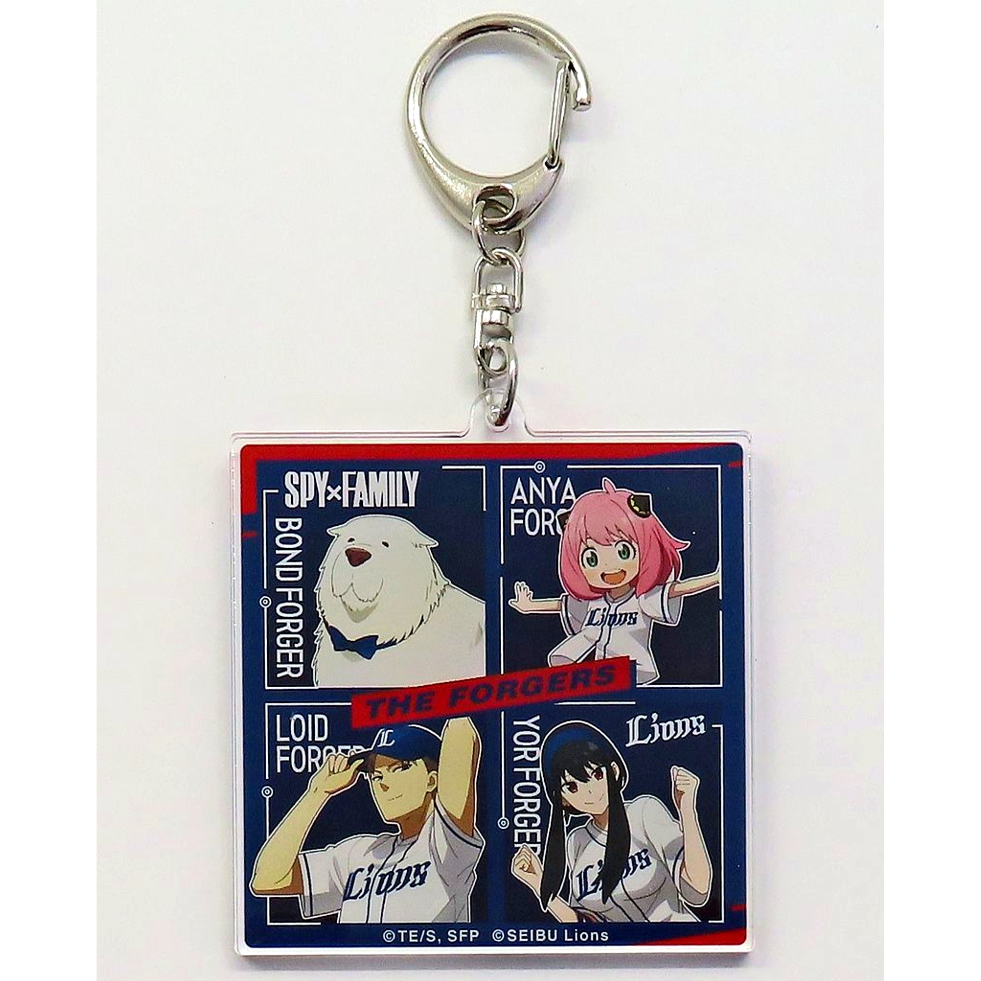 Forger Family Spy x Family Saitama Seibu Lions Acrylic Keychain [USED]