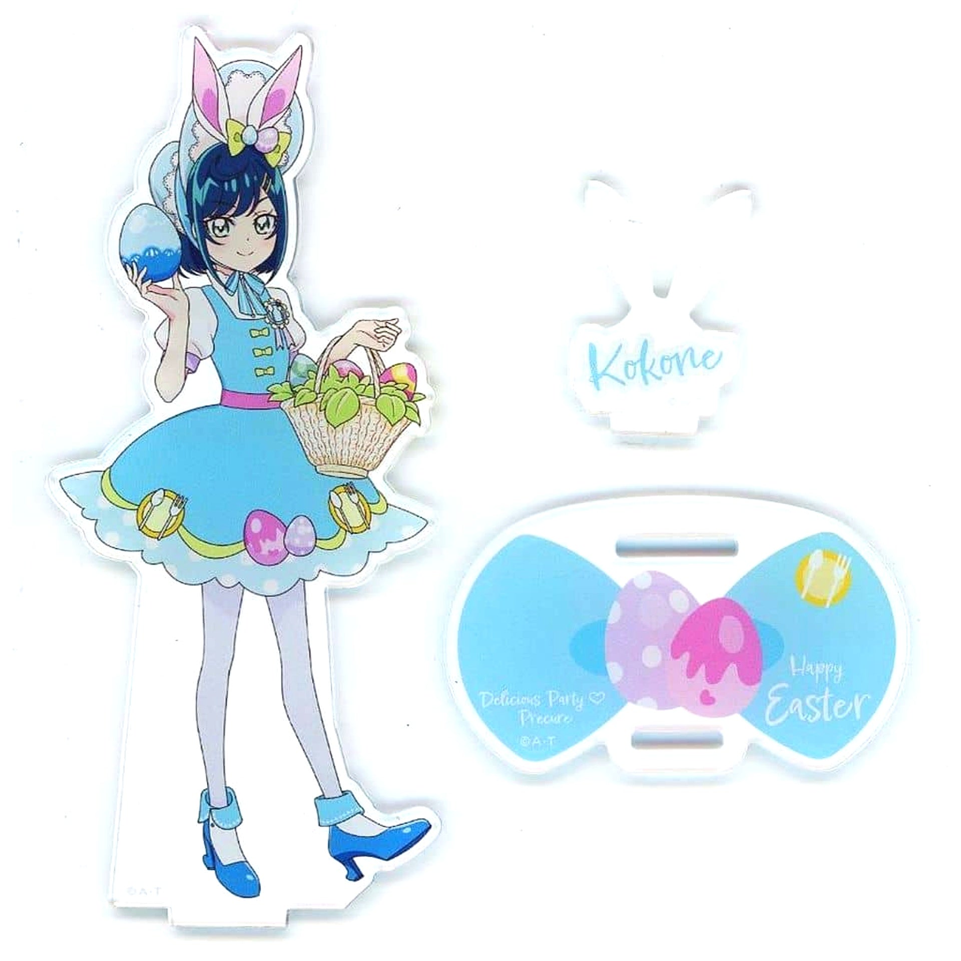 Kokone Fuwa Delicious Party Pretty Cure Easter Pretty Store Limited Acrylic Stand [USED]