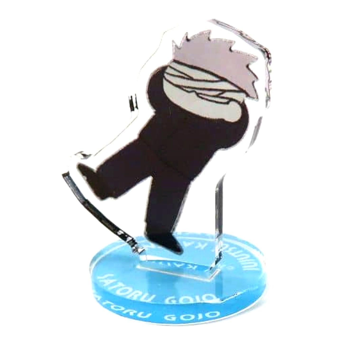 Satoru Gojo Jujutsu Kaisen 0 Trading Mini Acrylic Stand “Oyasumishimasu.” [USED]