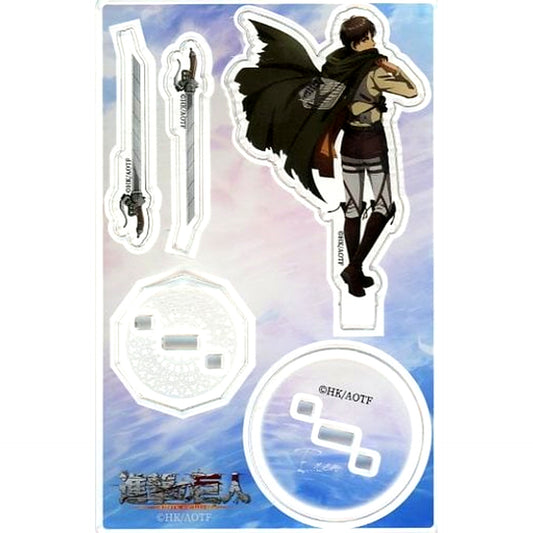 Eren Yeager Attack on Titan Kujibikido Online Kuji Break of Dawn Prize B-1 Acrylic Stand Figure [USED]