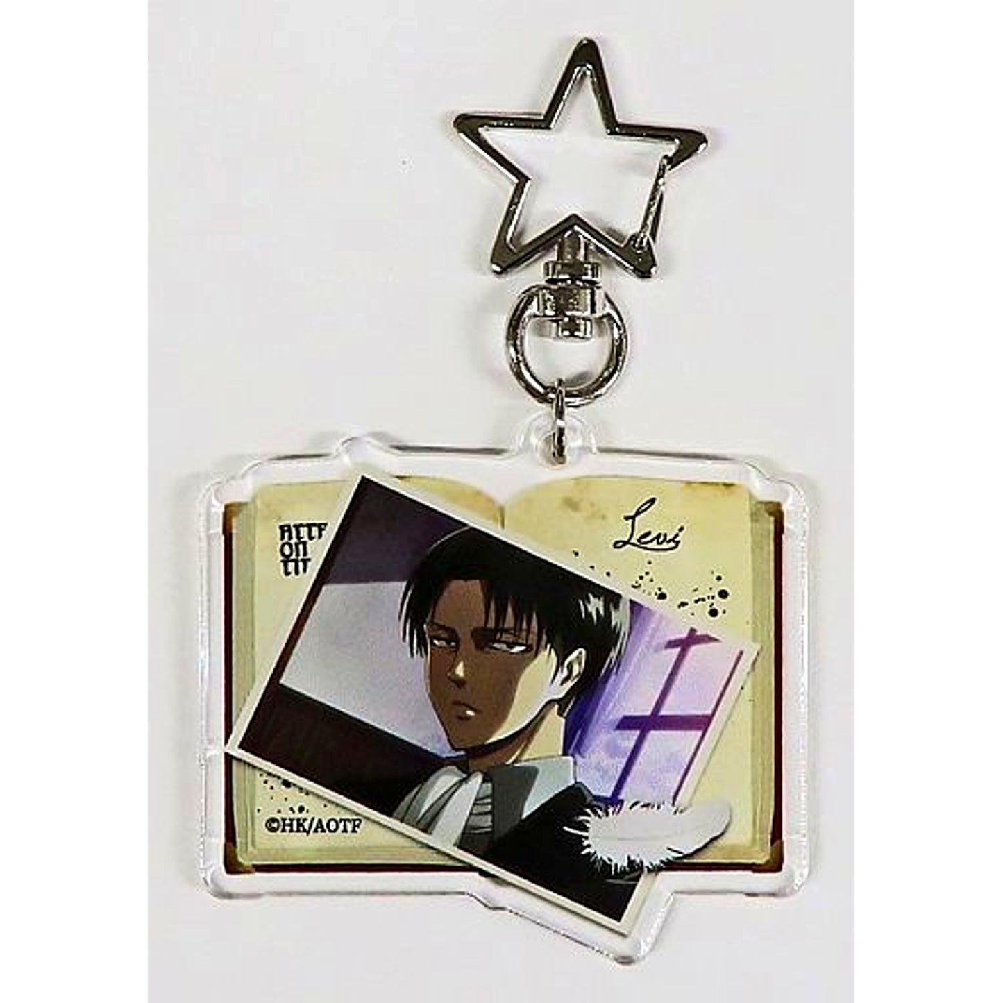Levi Ackerman C-3 Prize Scene Shot Attack on Titan Kujibikido Online Kuji Break of Dawn Acrylic Charm [USED]