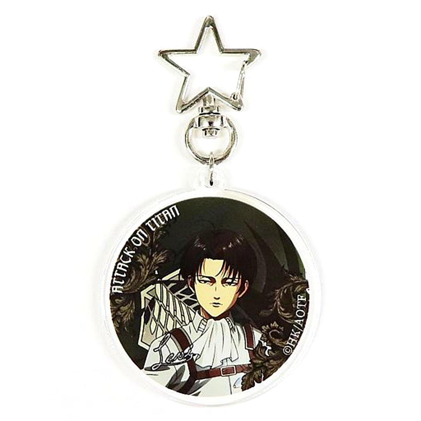 Levi Ackerman Attack on Titan Break of Dawn Acrylic Charm Kujibikido Online Kuji C-7 Prize [USED]