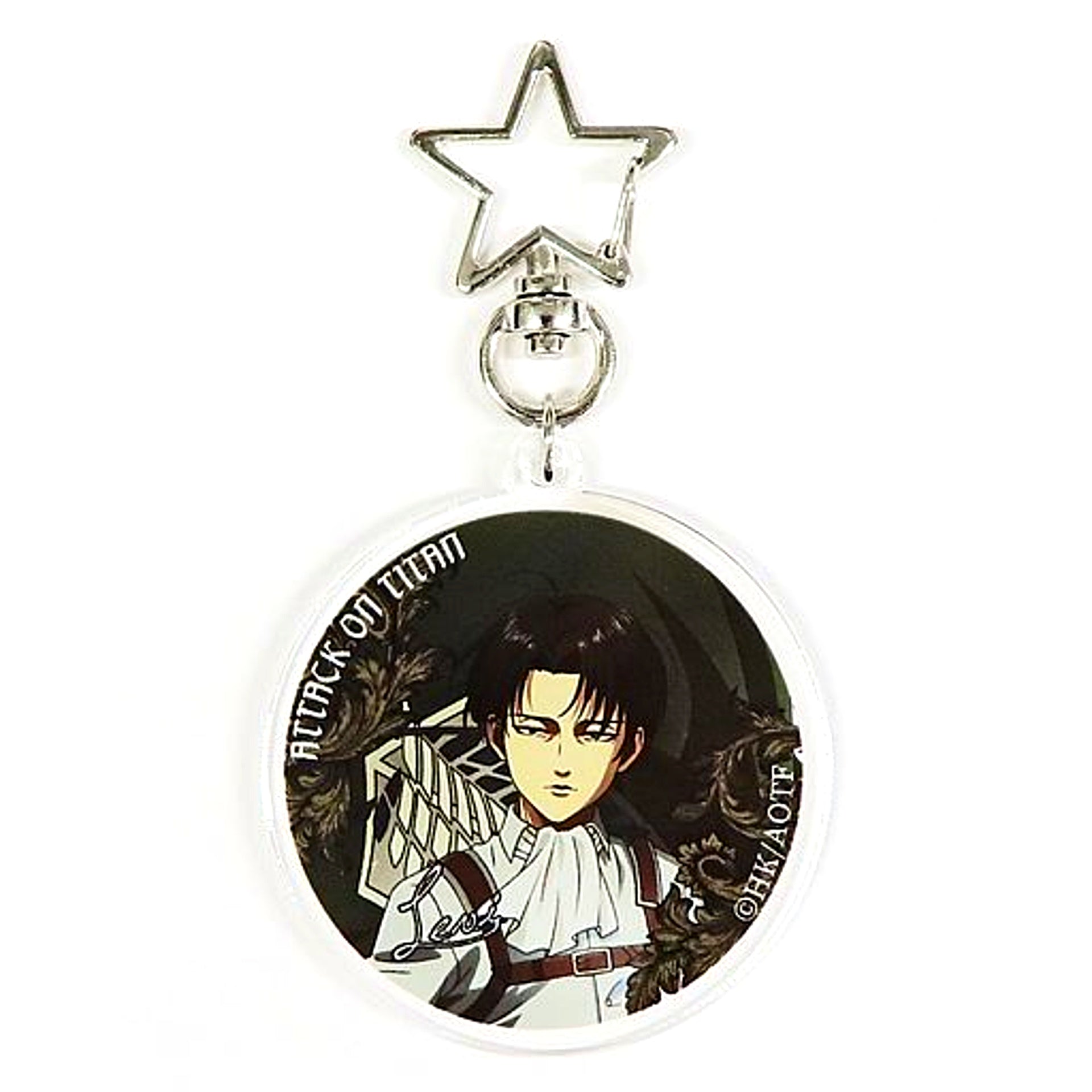 Levi Ackerman Attack on Titan Break of Dawn Acrylic Charm Kujibikido Online Kuji C-7 Prize [USED]