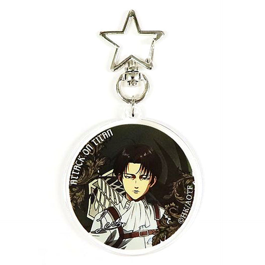 Levi Ackerman Attack on Titan Break of Dawn Acrylic Charm Kujibikido Online Kuji C-7 Prize [USED]
