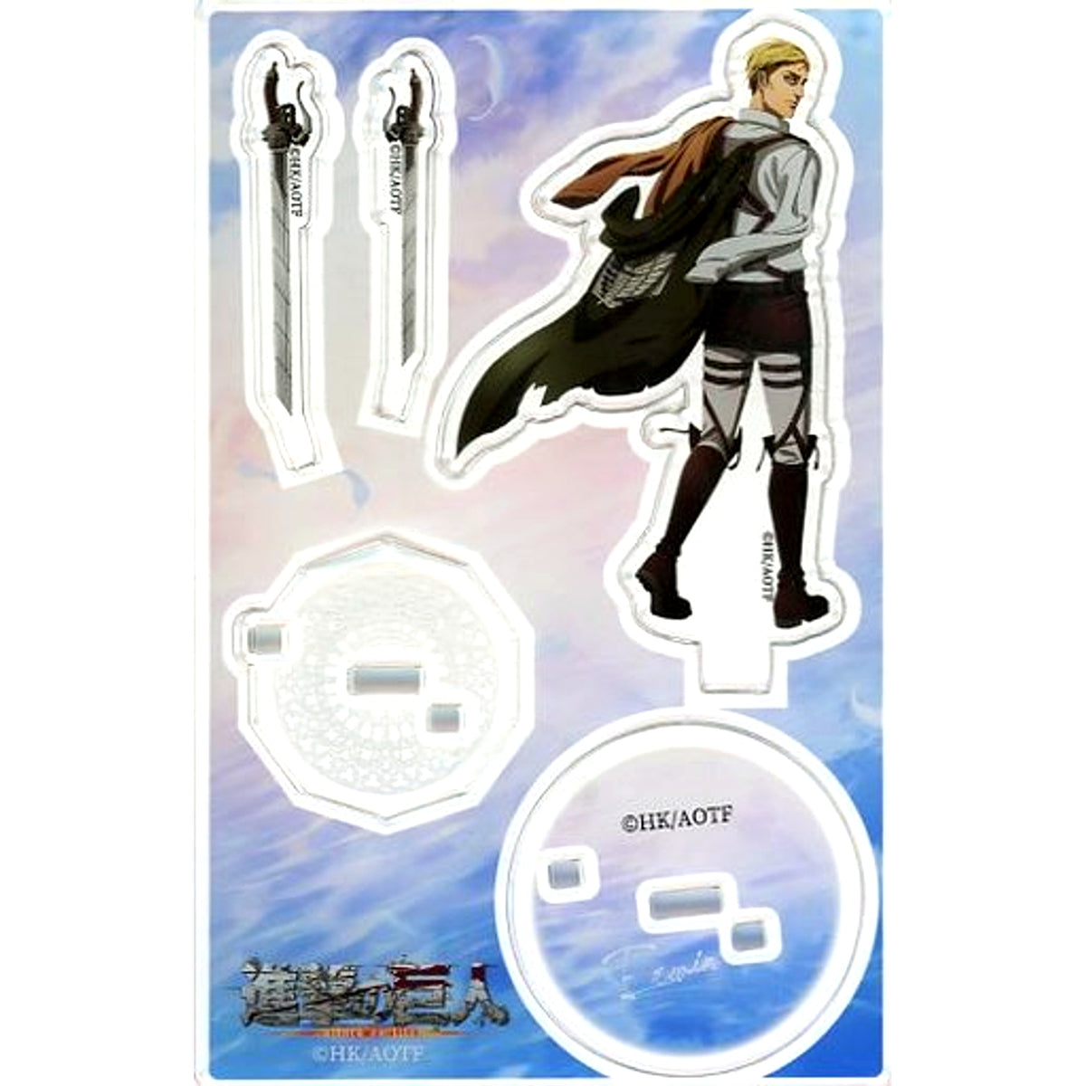 Erwin Smith B-4 Prize Attack on Titan Kujibikido Online Kuji Break of Dawn Acrylic Stand Figure [USED]