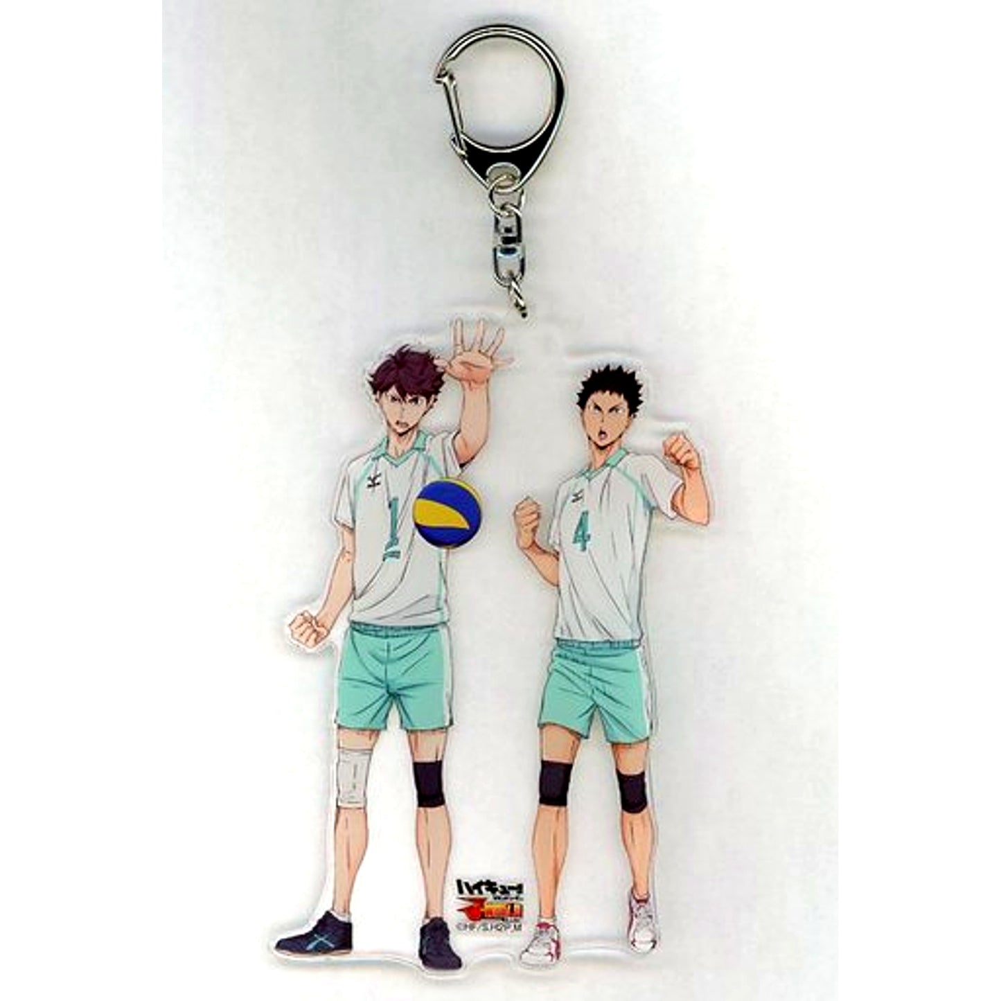 Toru Oikawa & Hajime Iwaizumi Haikyu!! J-WORLD Spring High Preliminary II Large Pair Acrylic Keychain [USED]