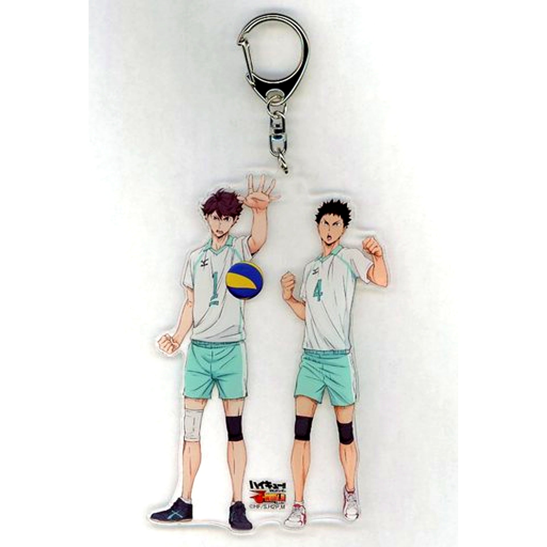 Toru Oikawa & Hajime Iwaizumi Haikyu!! J-WORLD Spring High Preliminary II Large Pair Acrylic Keychain [USED]