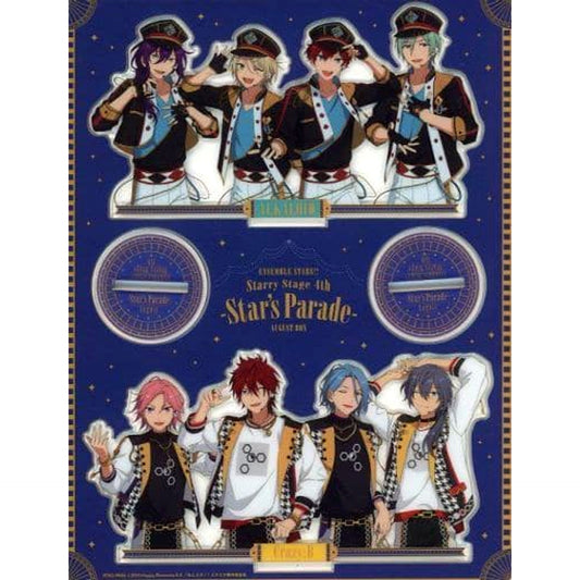 ALKALOID & Crazy:B Ensemble Stars!! Starry Stage 4th Star's Parade August BOX Blu-ray Unit Acrylic Stand bundled bonus [USED]