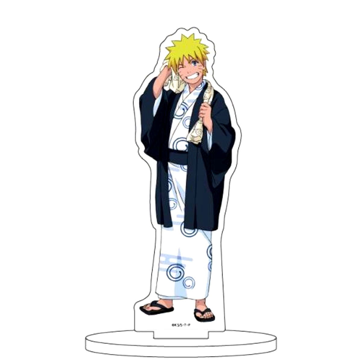 Naruto Uzumaki 16. Hot Spring Ver. Naruto & Boruto Illustration Chara Acrylic Figure [USED]