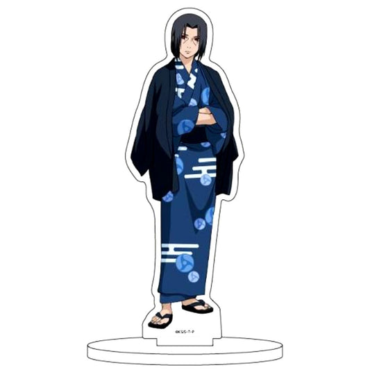 Itachi Uchiha Hot Spring Ver New Illustration Acrylic Stand Naruto [USED]