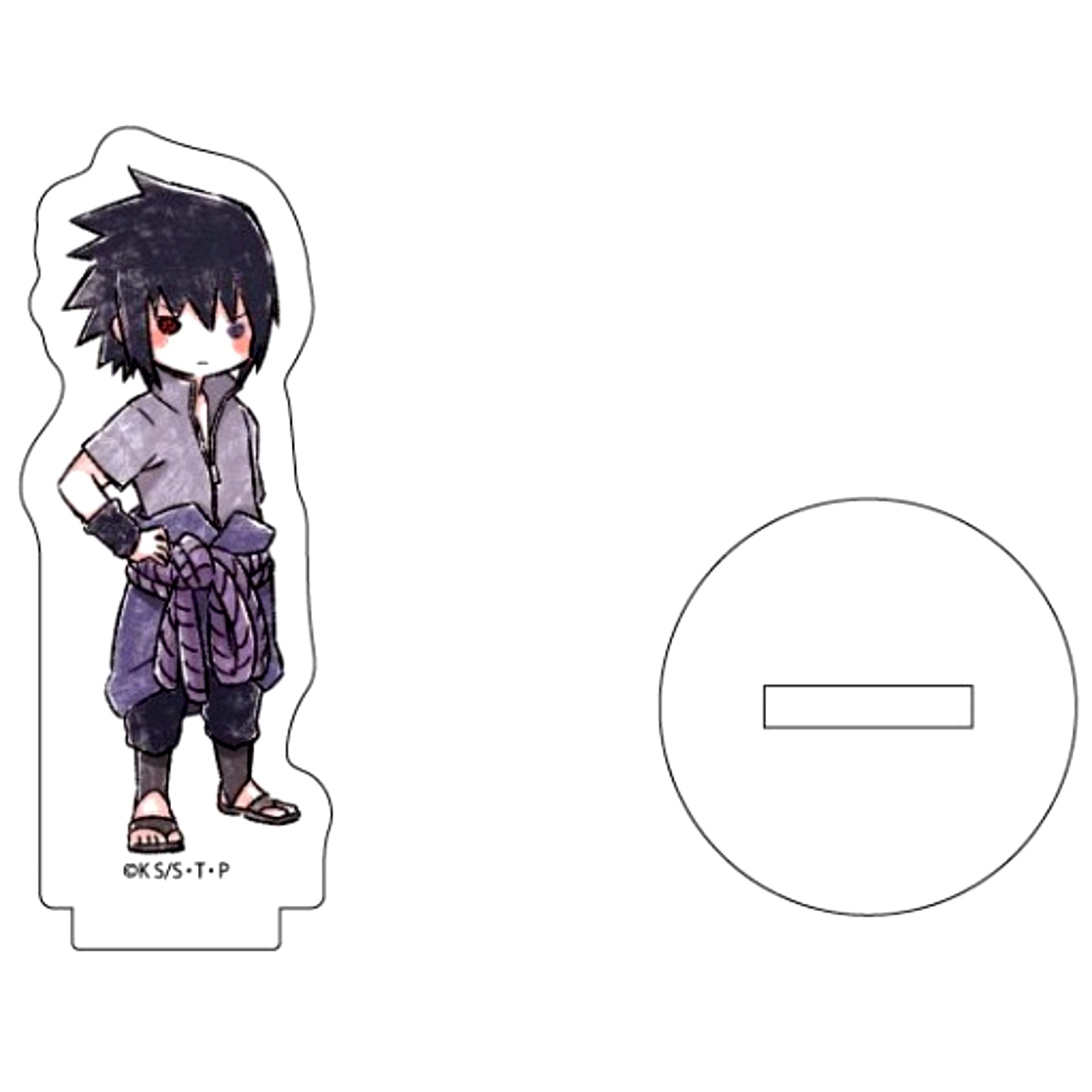 Sasuke Uchiha 05. GraffArt Design Petit Acrylic Stand Naruto Shippuden [USED]