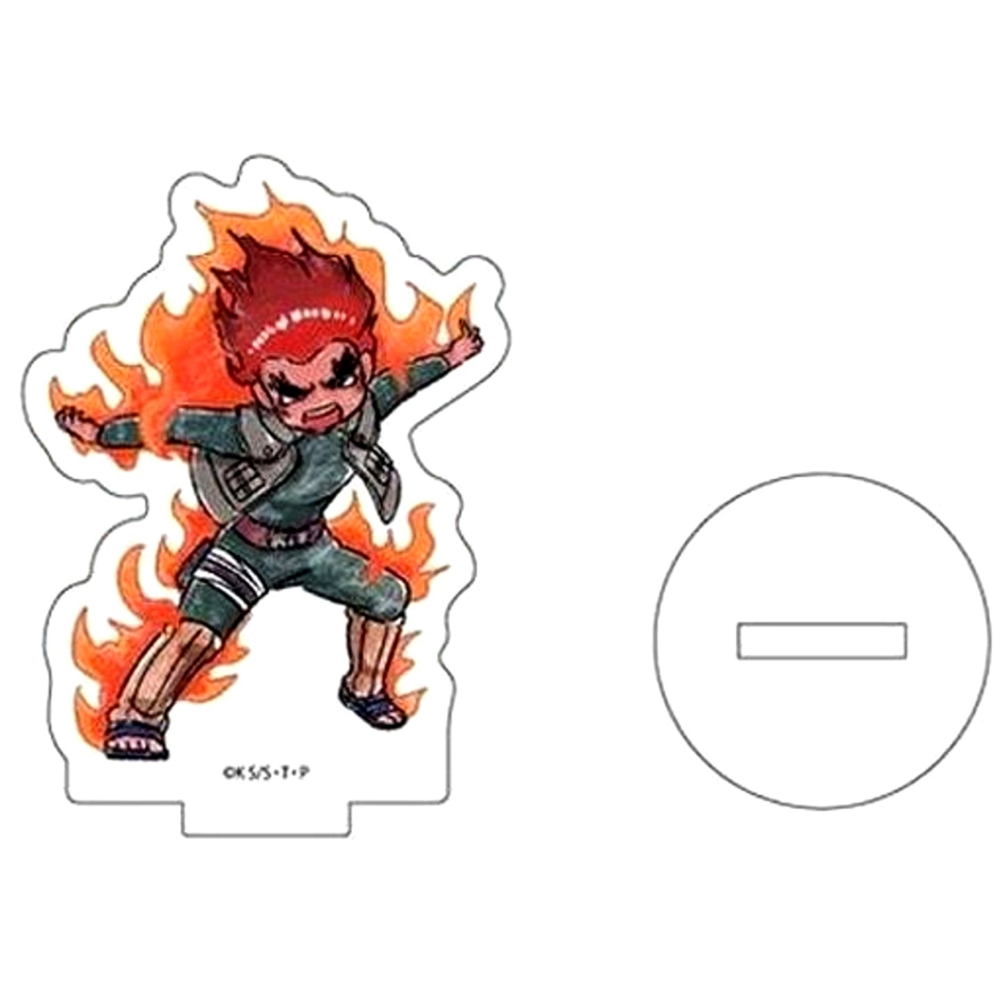 Might Guy 06. GraffArt Design Petit Acrylic Stand Naruto Shippuden [USED]