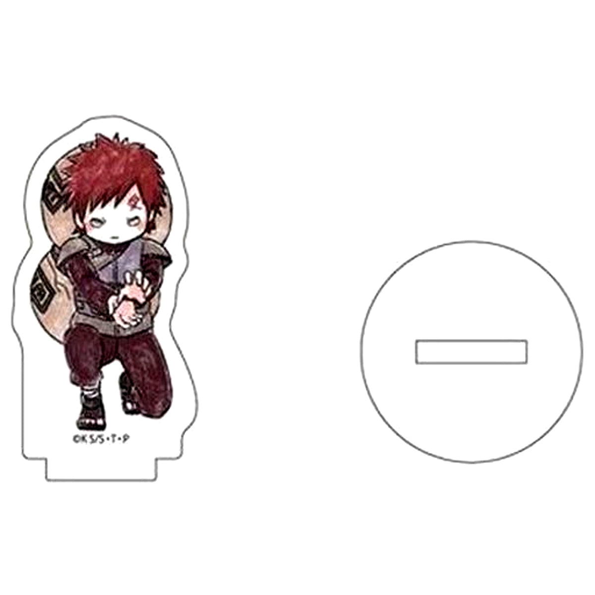 Gaara Naruto: Shippuden Acrylic Petit Stand Graph Art Design [USED]