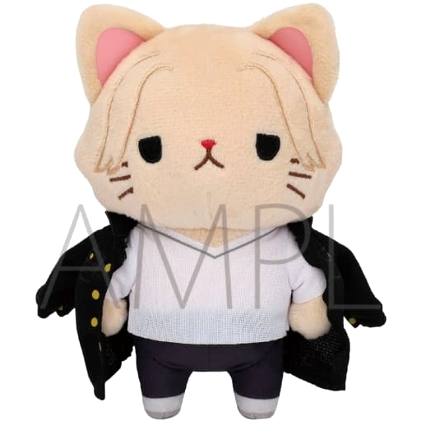 Tokyo Revengers Manjiro Sano withCAT Plush Keychain with Eye Mask Keychains [USED]