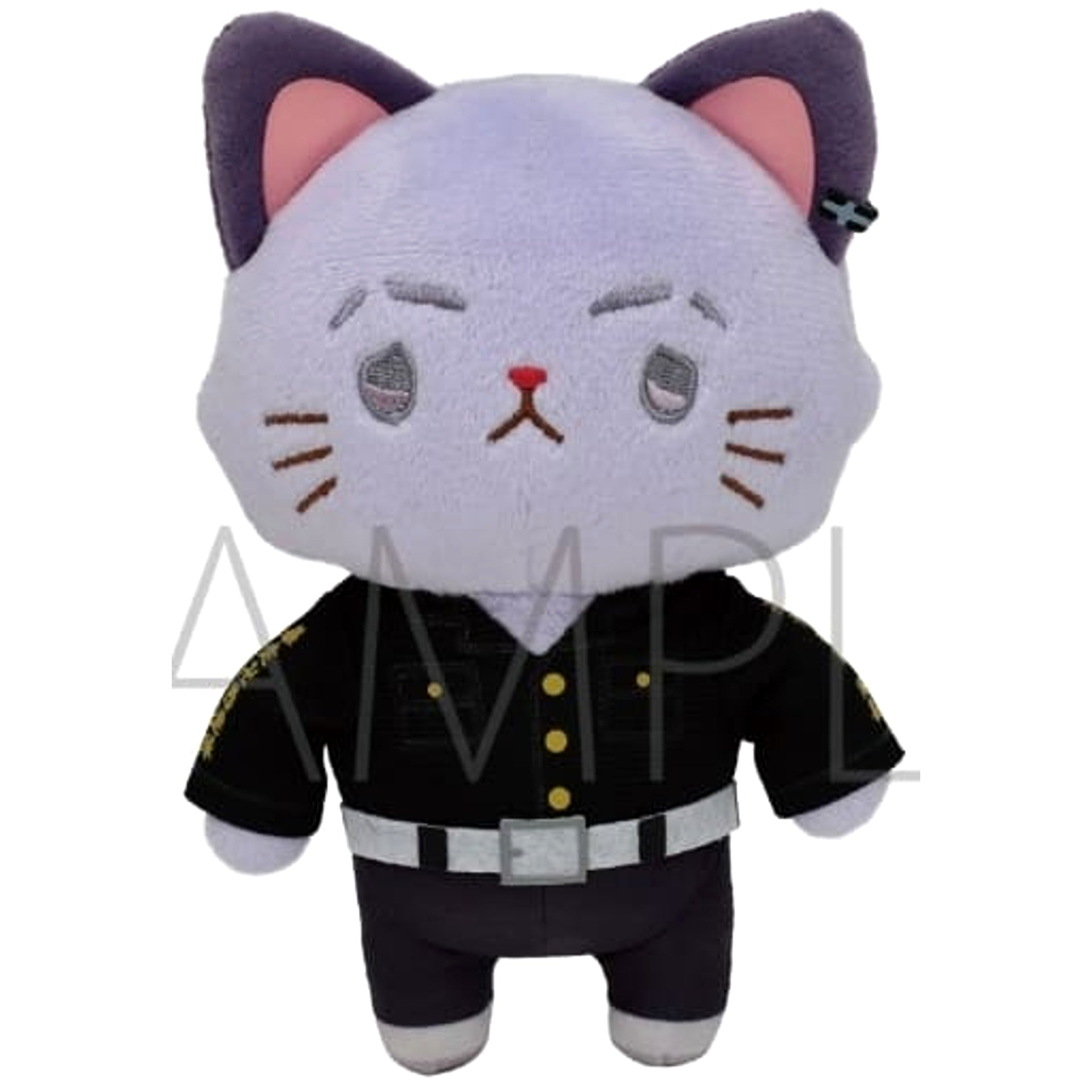 Tokyo Revengers Takashi Mitsuya withCAT Plush Keychain with Eye Mask Keychains [USED]