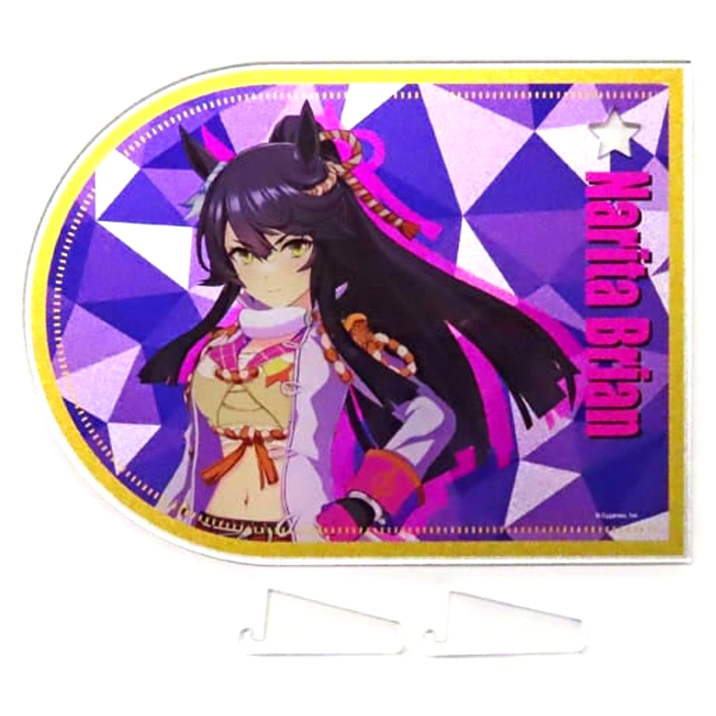 Narita Brian Uma Musume: Pretty Derby NAMCO Promotion Acrylic Board Racing Outfit Ver. [USED]