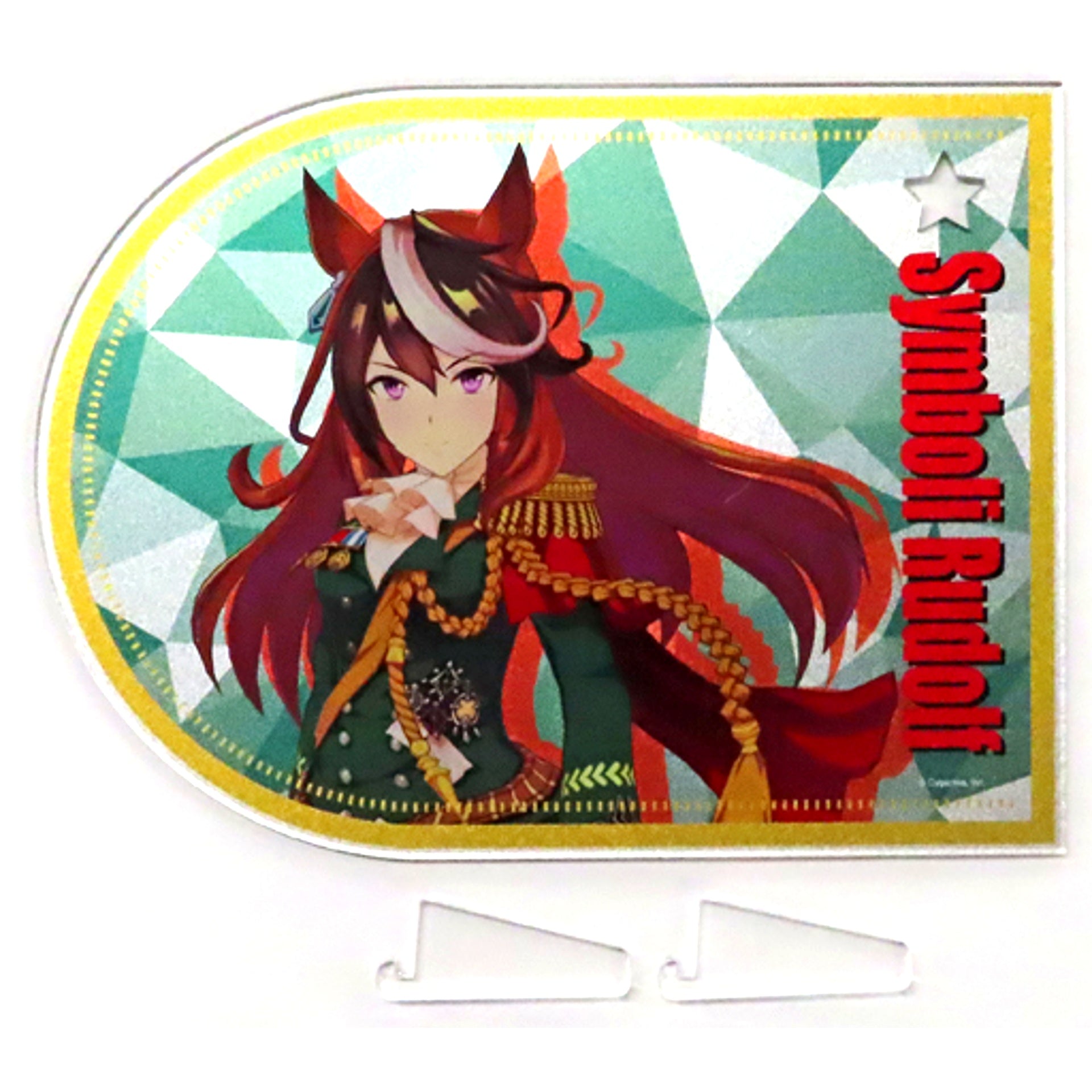 Symboli Rudolf Racing Suit Umamusume: Pretty Derby NAMCO Promotion Acrylic Board [USED]